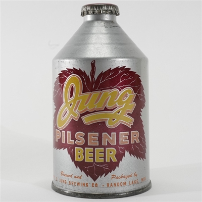 Jung Pilsener Beer Crowntainer 195-35 -SCARCELY CLEAN-