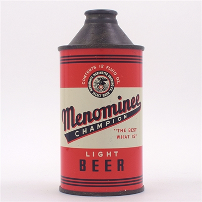 Menominee Beer Cone Top IRTP 173-18
