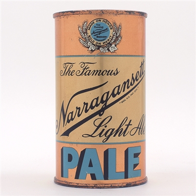 Narragansett Pale Ale Flat Top NON-OI Unlisted