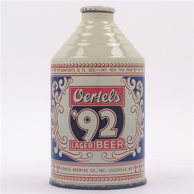Oertels 92 Beer Crowntainer Cone Top 197-14