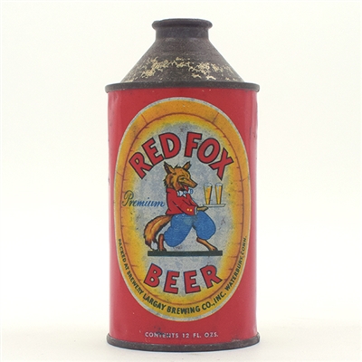 Red Fox Beer Cone Top WITHDRAWN FREE 180-26