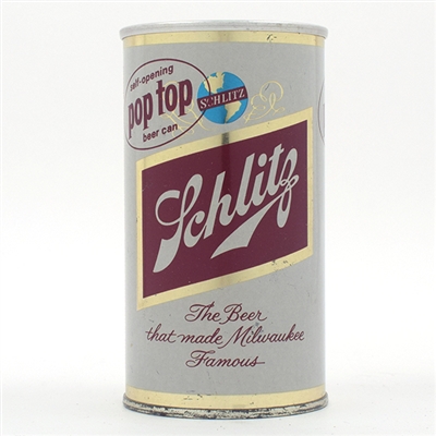 Schlitz Beer Pop Top Zip Top MILWAUKEE 120-27