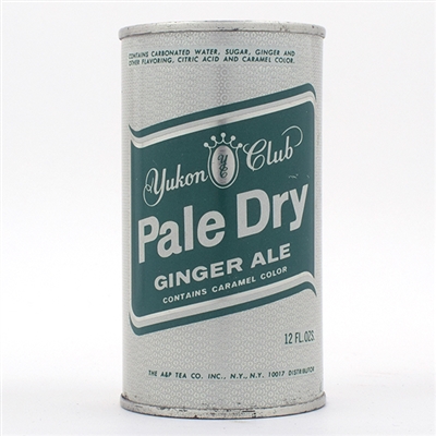 Yukon Club Ginger Ale Soda Insert Pull Tab