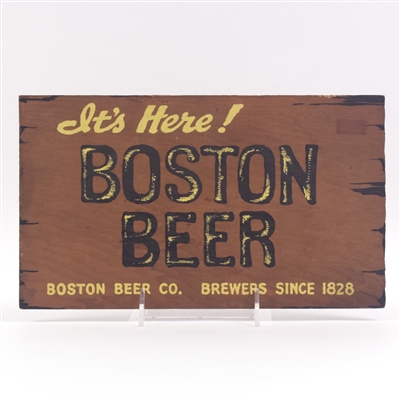 Boston Beer Co 1930s Wooden Sign