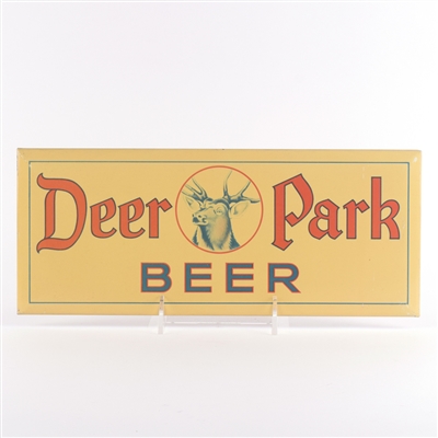 Deer Park Beer 1930s Tin-Over-Cardboard Sign