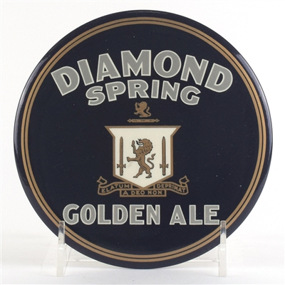 Diamond Spring Golden Ale Small 1940s Button Sign