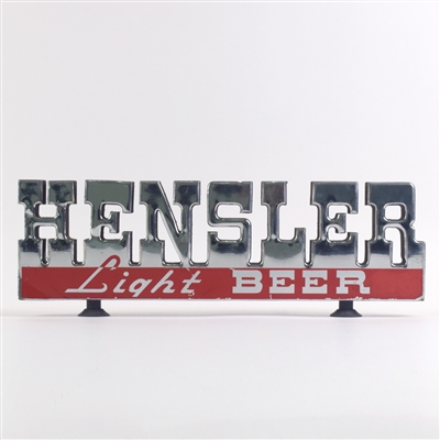 Hensler 1940s Compressed Paper Point of Sale Sign