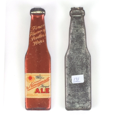 Narragansett Banquet Ale 1940s Figural Bottle Shaped Opener