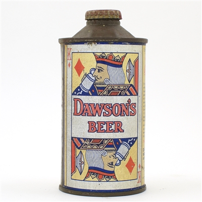Dawsons Beer Cone Top RARE CLEAN 159-3