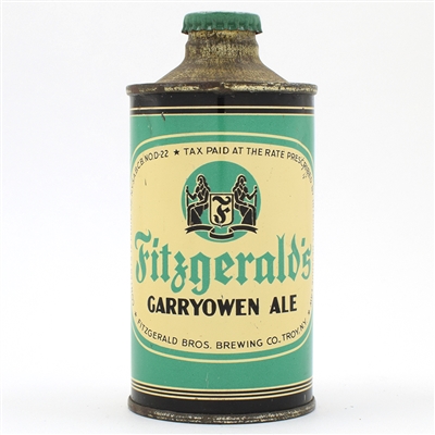 Fitzgeralds Garryowen Ale Cone Top TOUGH CLEAN 163-2