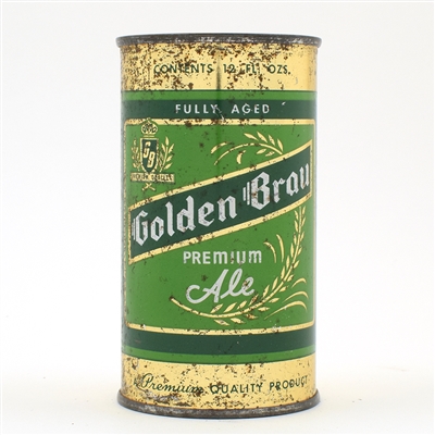 Golden Brau Ale Flat Top GB IN BLACK SHIELD 72-19