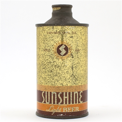 Sunshine Beer Cone Top TOUGH J SPOUT 186-13