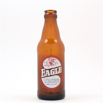 Eagle Beer 7 Ounce 2-sided 2-color ACL Bottle