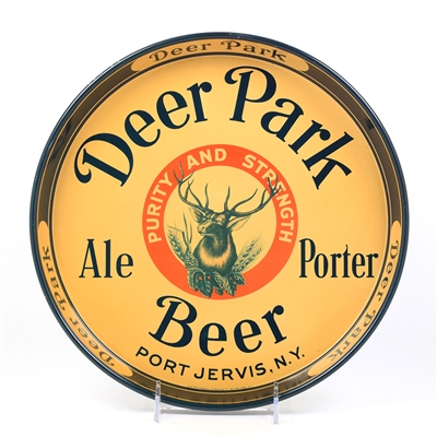 Deer Park Beer 1930s Serving Tray LIKE NEW