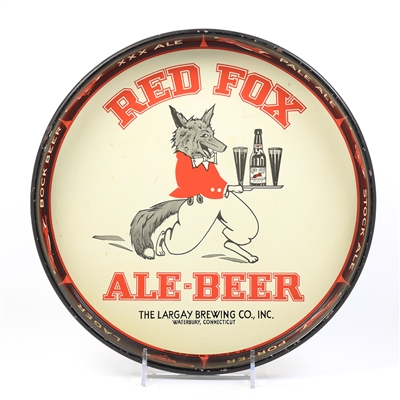 Red Fox Ale-Beer 1930s Serving Tray