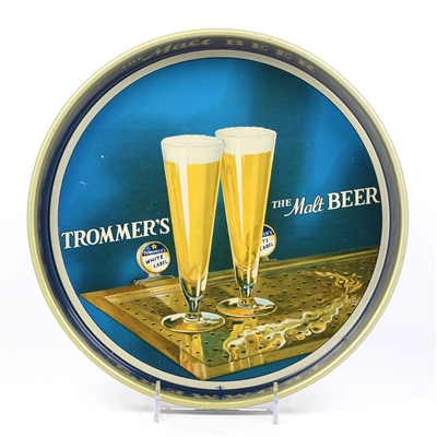 Trommers Malt Beer 1940s Serving Tray