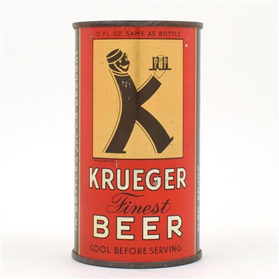 Krueger Beer Instructional Flat Top SMALL OPENER 90-6 USBCOI 480