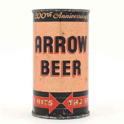 Arrow Beer Instructional Flat Top SCARCE ANNIV CAN 32-4 USBCOI 47