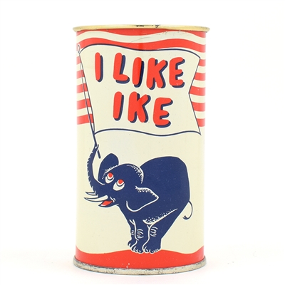 Ballantine Beer I LIKE IKE Commemorative Flat Top Drinking Cup UNLISTED