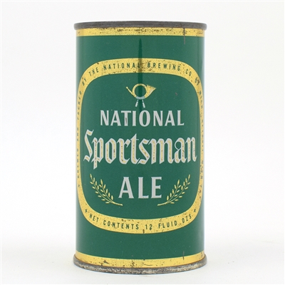 National Sportsman Ale Flat Top RARE THIS CLEAN ACTUAL 102-21