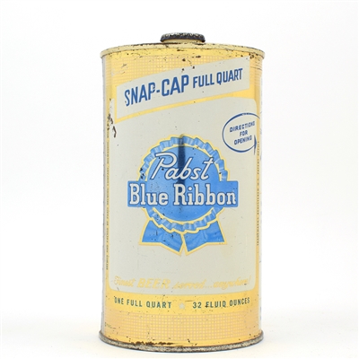 Pabst Blue Ribbon Beer Quart Snap Cap MILWAUKEE ALCOHOL LID 217-3