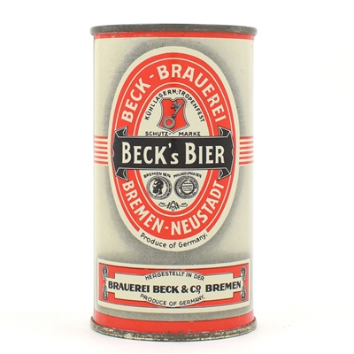 Becks Beer German Flat Top