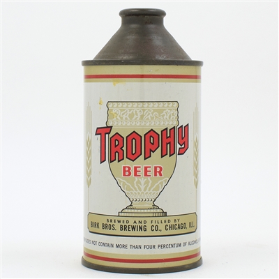 Trophy Beer Cone Top IRTP DNCMT 4 PERCENT 187-10