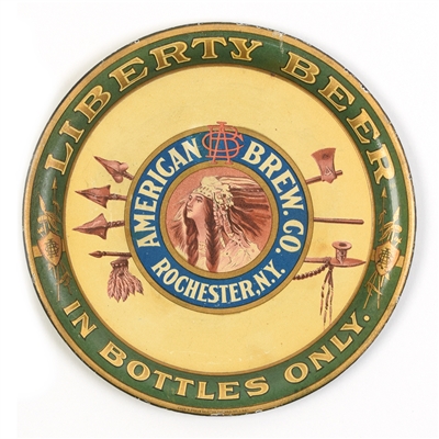 American Brewing Liberty Beer Pre-Prohibition Tip Tray