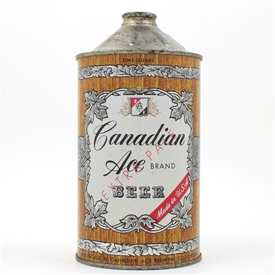 Canadian Ace Beer Quart Cone Top 205-5