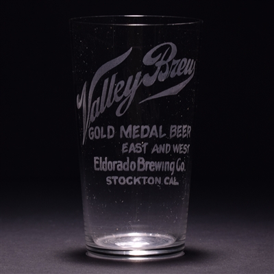 Valley Brew Eldorado Brewing Pre-Prohibition Etched Glass