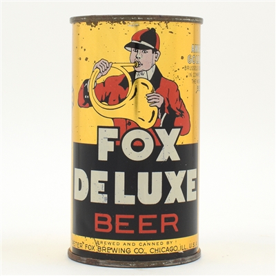 Fox De Luxe Beer Instructional Flat Top METALLIC RARE R9 65-1 USBCOI 302