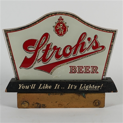 Strohs Beer ROG Cash Register POP Display Sign
