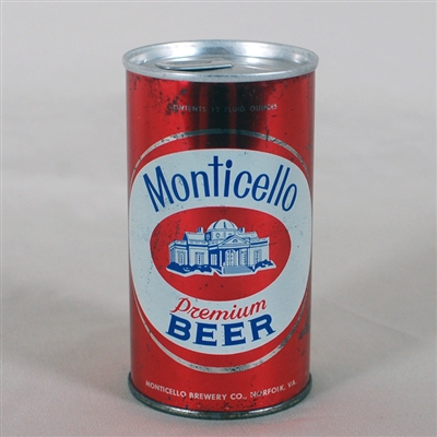 Monticello Beer BO Zip Top 95-06
