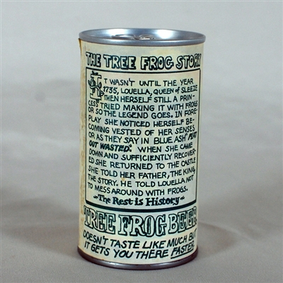 Tree Frog Promotional Paper Label