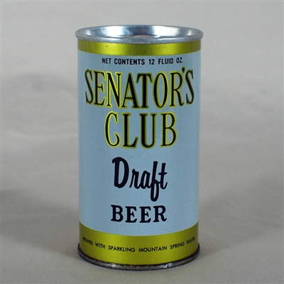 Senator's Club Draft Beer Zip BO 123-39