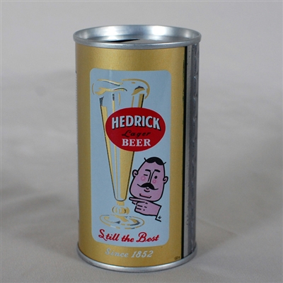 Hedrick Lager Beer 74-24 RARE ENAMEL