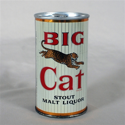 Big Cat Stout Malt Liquor Zip BO 39-28