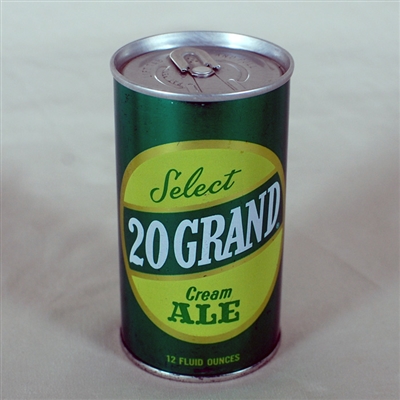 20 Grand Select Cream Ale U Tab BO 1328