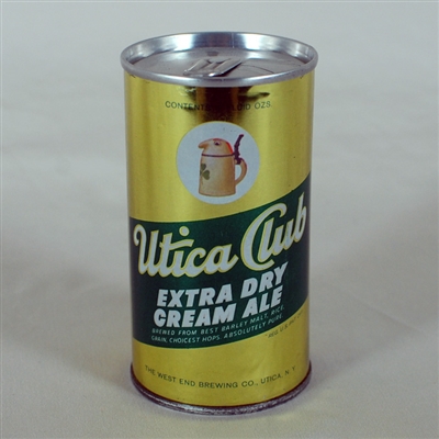 Utica Club Cream Ale Zip Top BO 138-18
