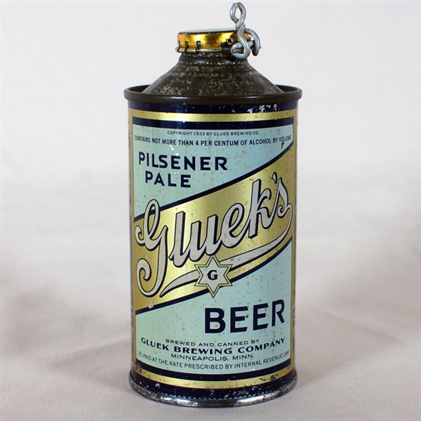 Glueks Pilsener Pale Cone Top 165-6