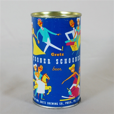 Gretz Tooner Schooner Flat Top Beer Can 75-37