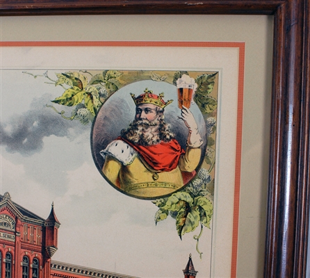 Middletown Brewery W & L Sebald Factory Scene Litho