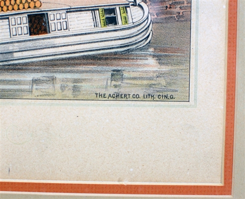 Middletown Brewery W & L Sebald Factory Scene Litho