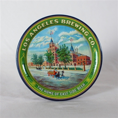 Los Angeles Brewing Pre-prohibition Factory Scene Tip Tray