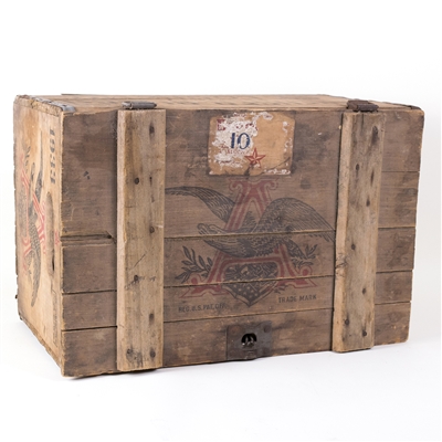 Budweiser Beer Wooden Bottle Crate