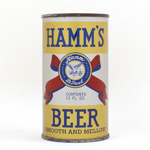 Hamms Beer Instructional Flat Top Can