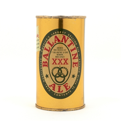 Ballantine Ale Brewers Gold Flat Top Beer Can