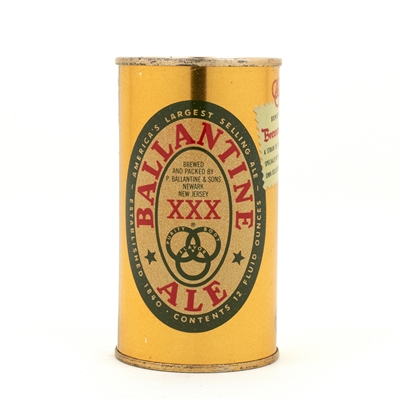 Ballantine Ale Brewers Gold Flat Top Beer Can