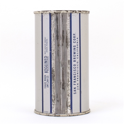 Burgermeister Pale Beer Flat Top Can