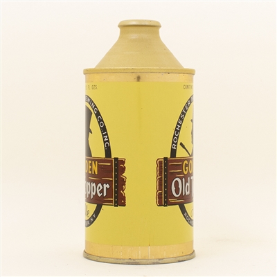 Golden old Topper Ale Cone Top Can LIKE NEW